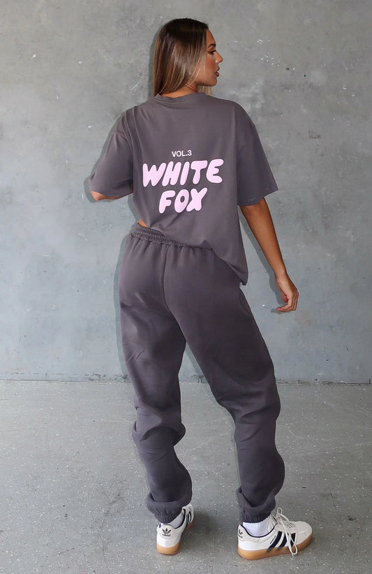Offstage Back Graphic Oversized Tee Volcanic