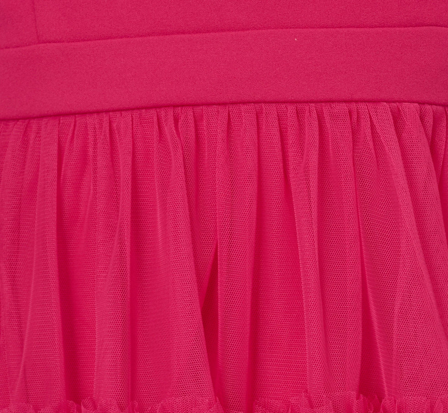 Plus Size Sleeveless Midi Dress With Square Neck And Tiered Skirt In Bright Rose
