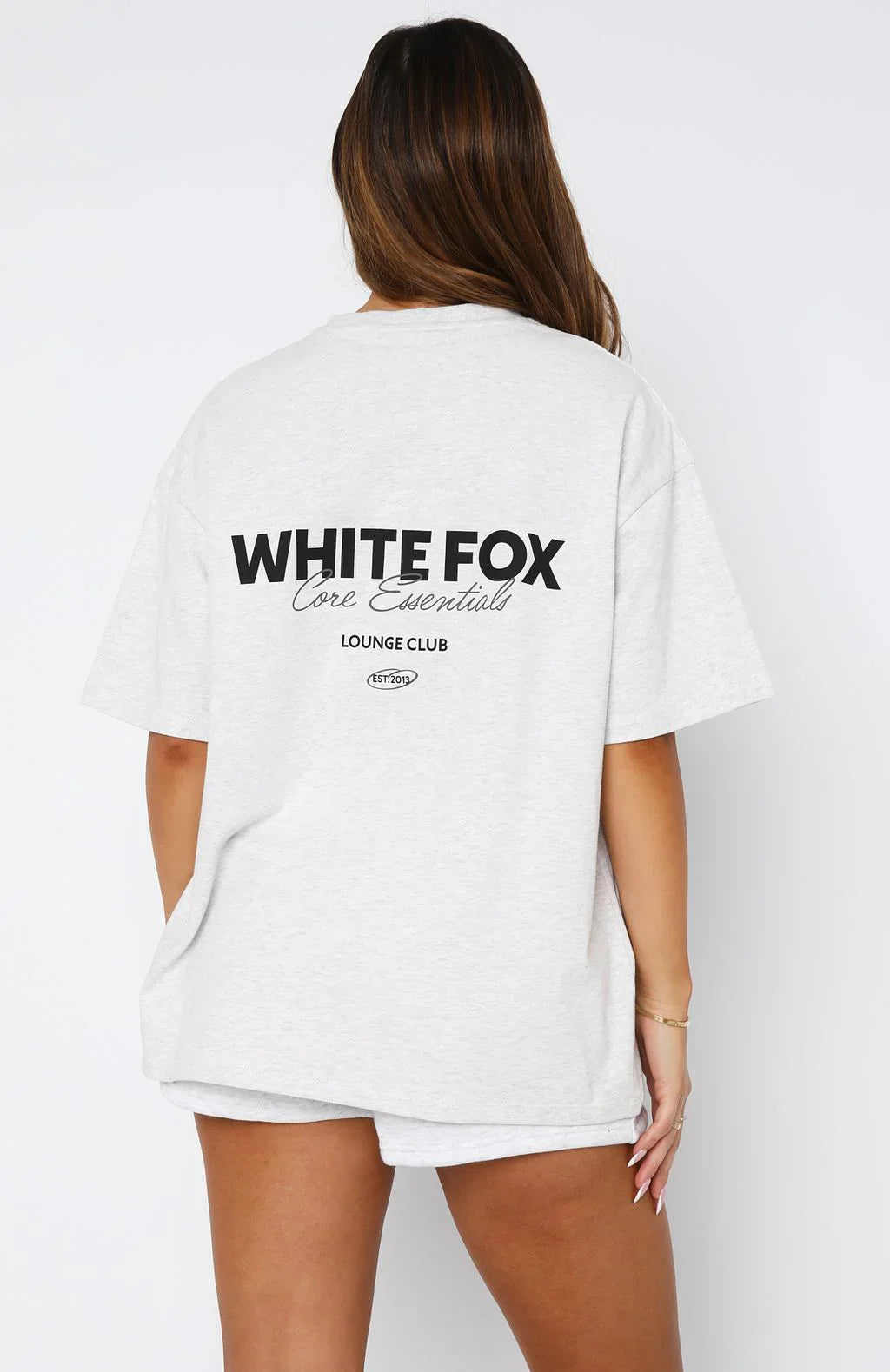 Core Essentials Oversized Tee Grey Marle